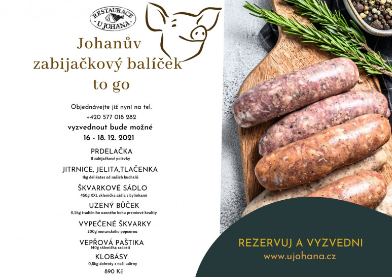 ZABIJAČKOVÝ BALÍČEK TO GO (16. - 18. 12. 2021)  