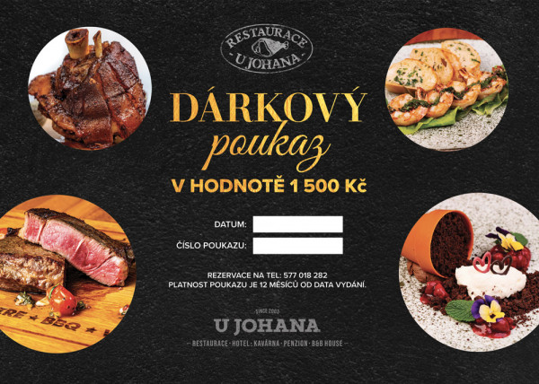 Poukaz 1 500 Kč